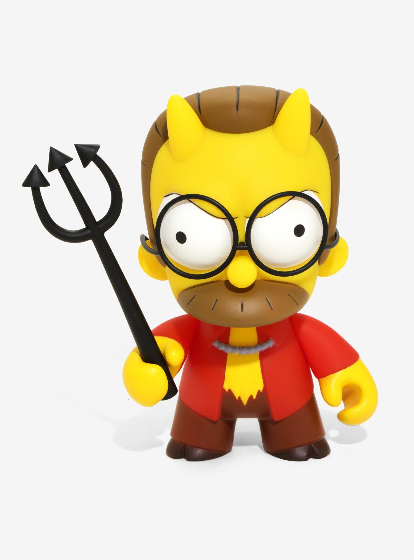 Kidrobot X The Simpsons Devil Flanders Vinyl Figure, , hi-res