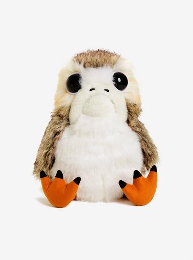 Star wars porg hotsell action plush