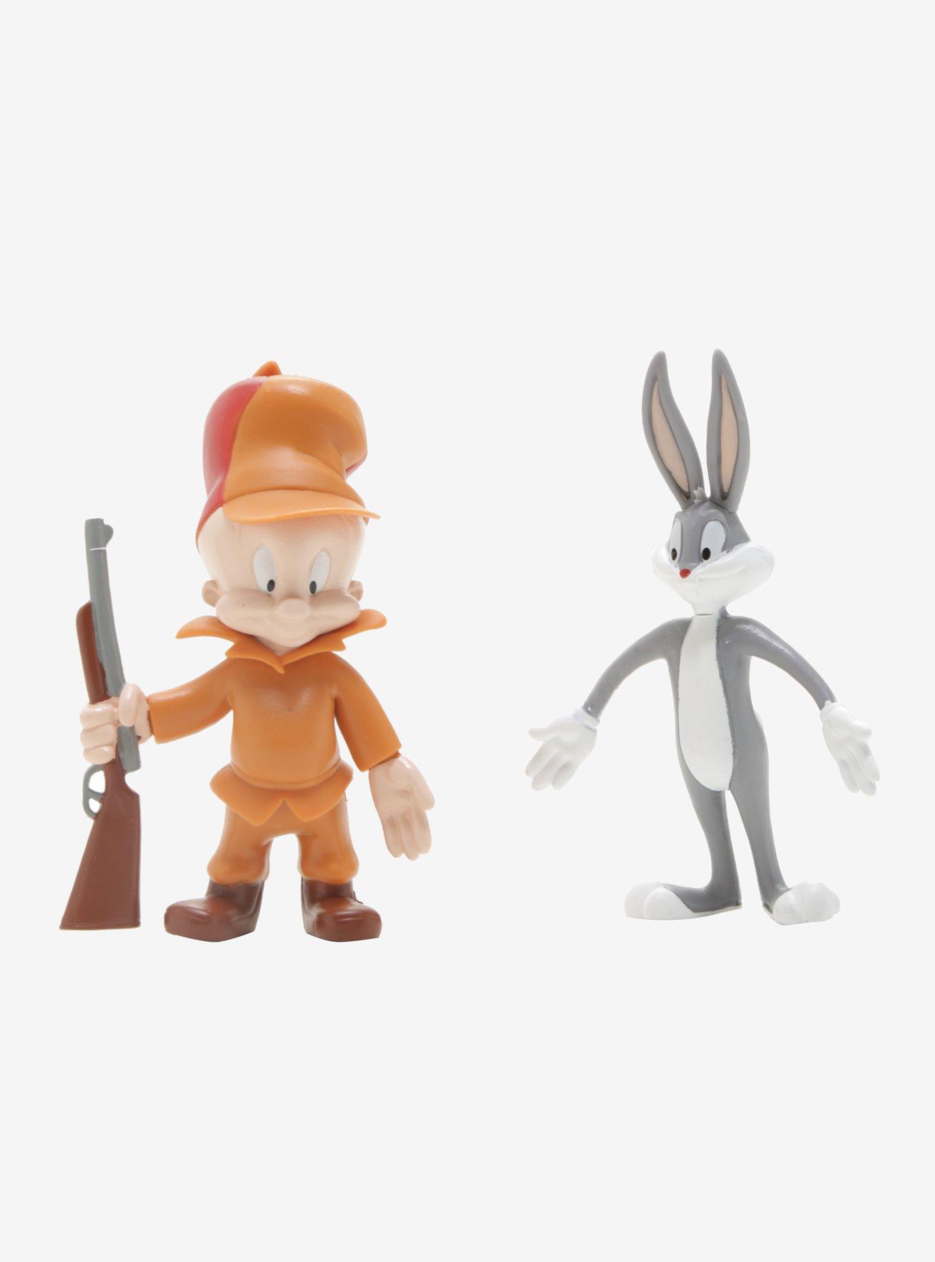 Looney Tunes Bugs Bunny & Elmer Fudd Bendable Figure Set | Hot Topic