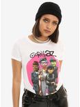 Gorillaz Group Girls T-Shirt, WHITE, hi-res