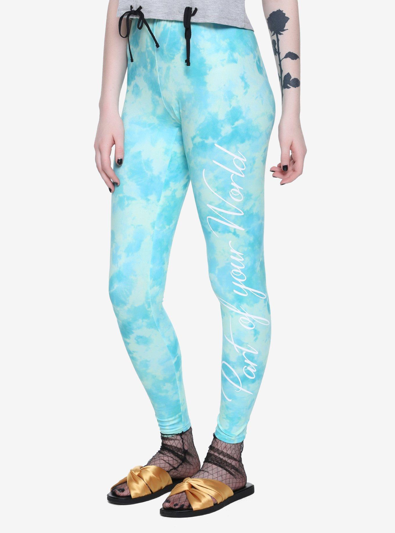 Disney The Little Mermaid Ariel Tie-Dye Part Of Your World Leggings