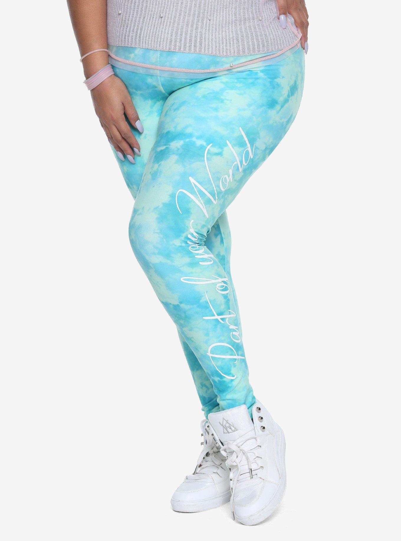 Disney Little Mermaid Polyester/Spandex Womens Leggings