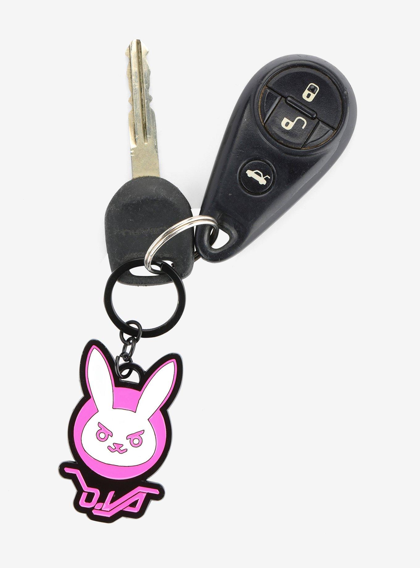 Overwatch Bunny Metal Key Chain BoxLunch