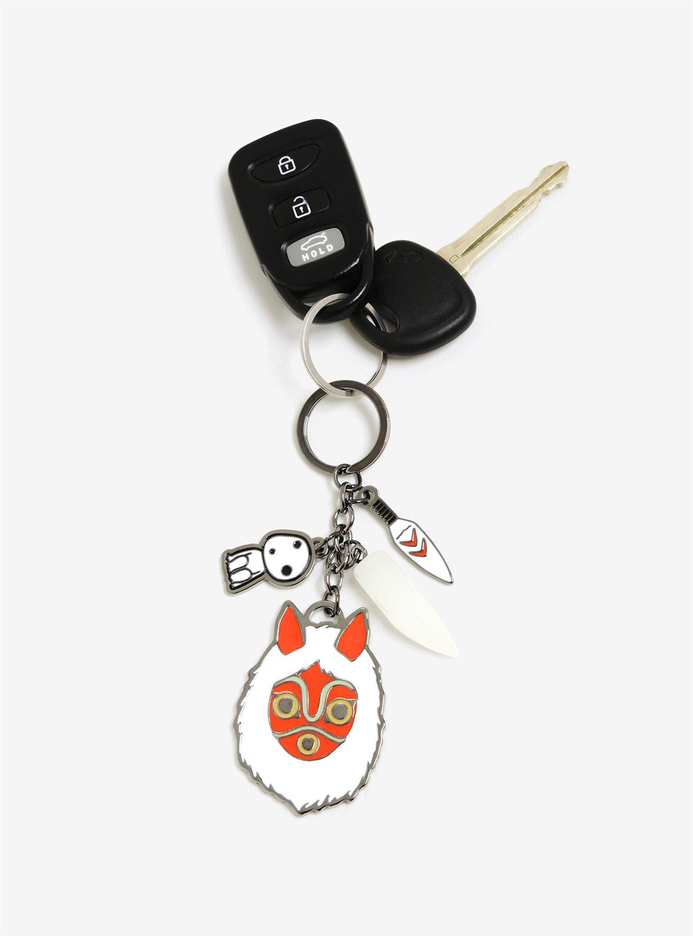 Studio Ghibli Princess Mononoke San Mask Key Chain | BoxLunch Studio Ghibli Princess Mononoke San Mask Key Chain | BoxLunch