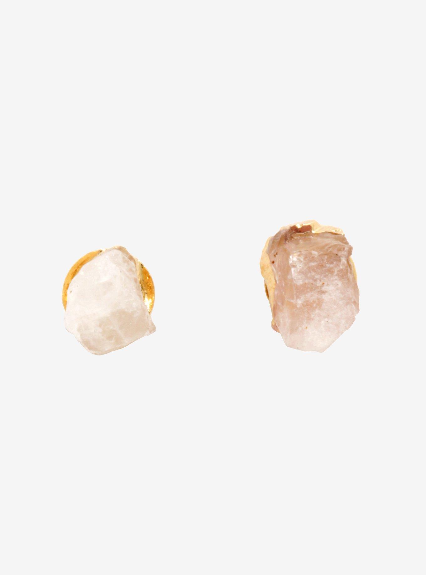 Rose Quartz Earrings - BoxLunch Exclusive, , hi-res view 1