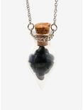 Black Onyx Pebble Bottle Necklace - BoxLunch Exclusive, , hi-res