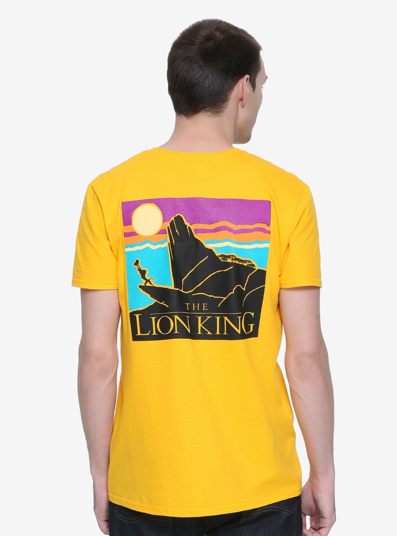 Disney The Lion King Pride Rock T-Shirt - BoxLunch Exclusive, ORANGE, hi-res