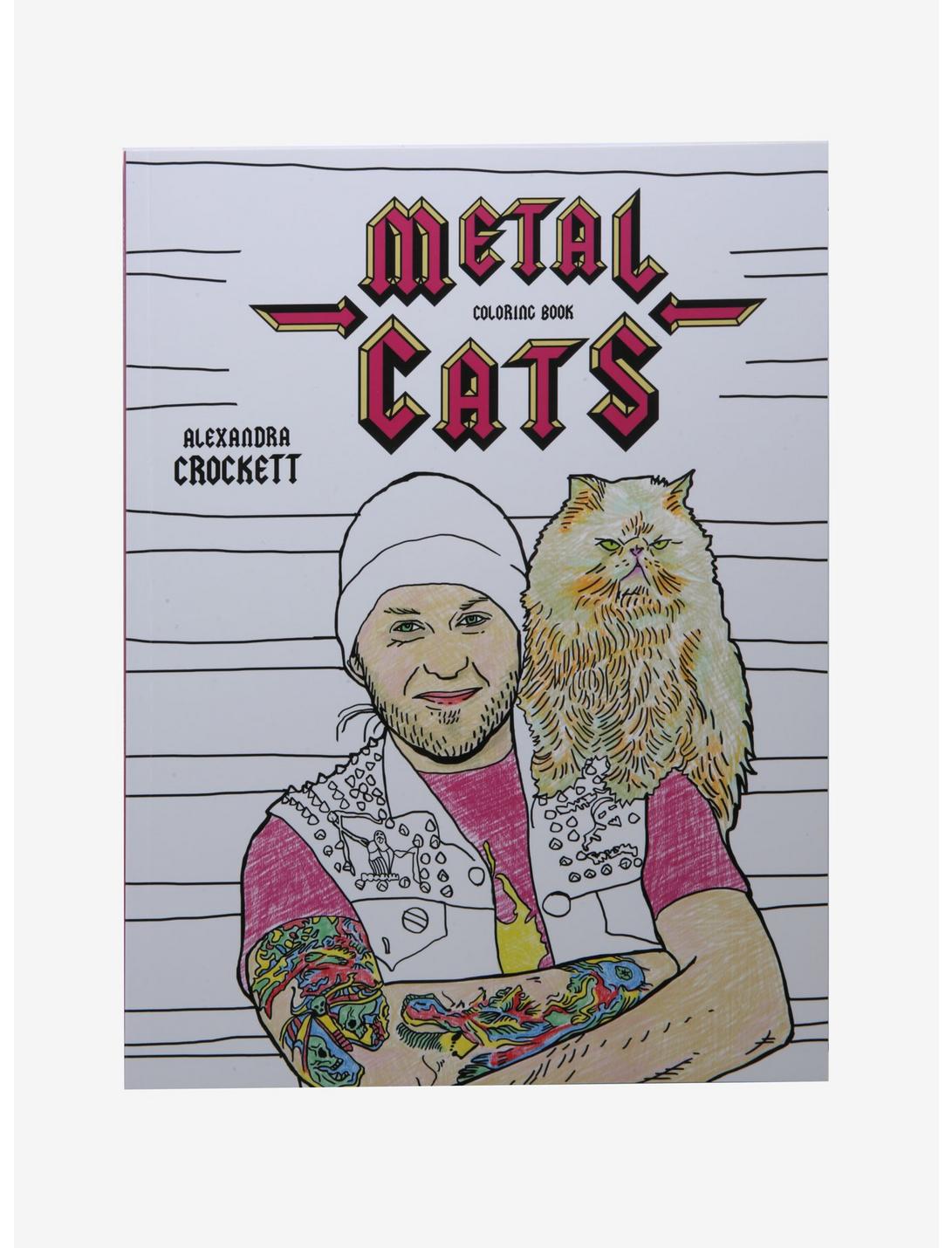 Metal Cats Coloring Book, , hi-res
