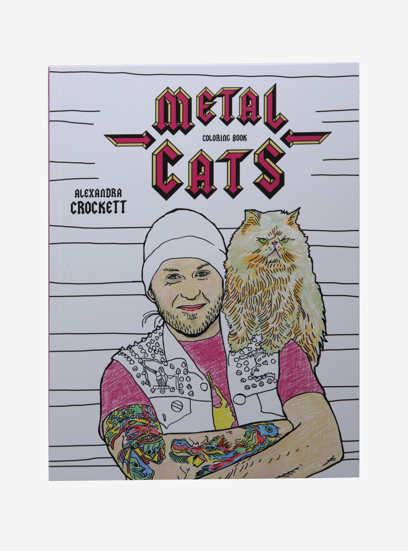 Metal Cats Coloring Book, , hi-res