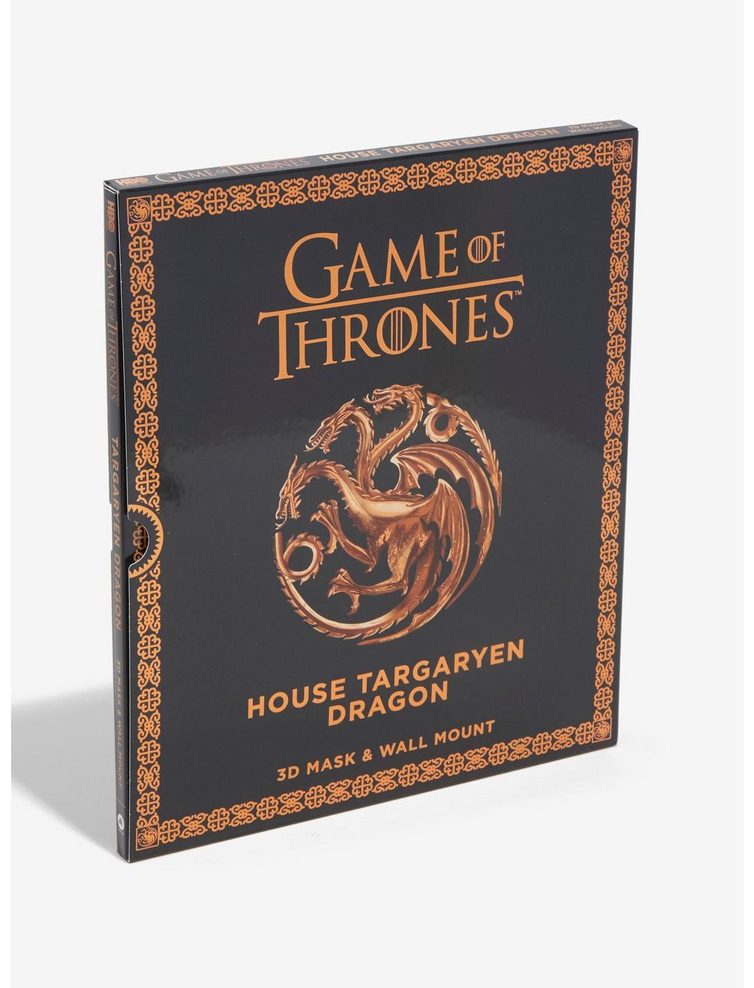 Game Of Thrones House Targaryen Dragon 3D Mask & Wall Mount Book, , hi-res
