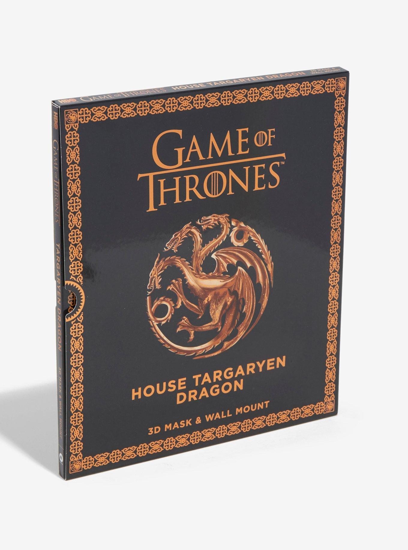 Game Of Thrones House Targaryen Dragon 3D Mask & Wall Mount Book, , hi-res