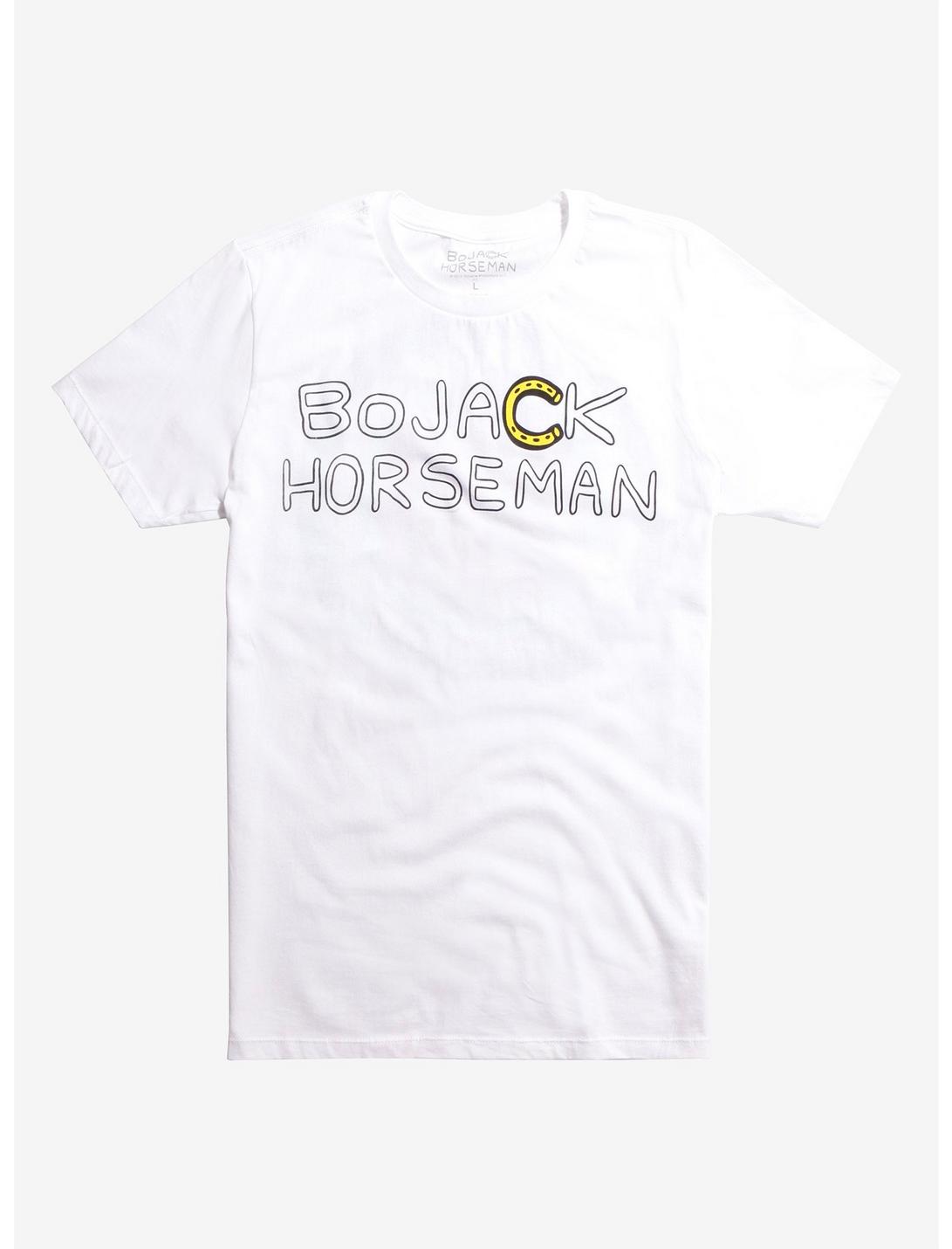 BoJack Horseman Logo Character T-Shirt, BLACK, hi-res