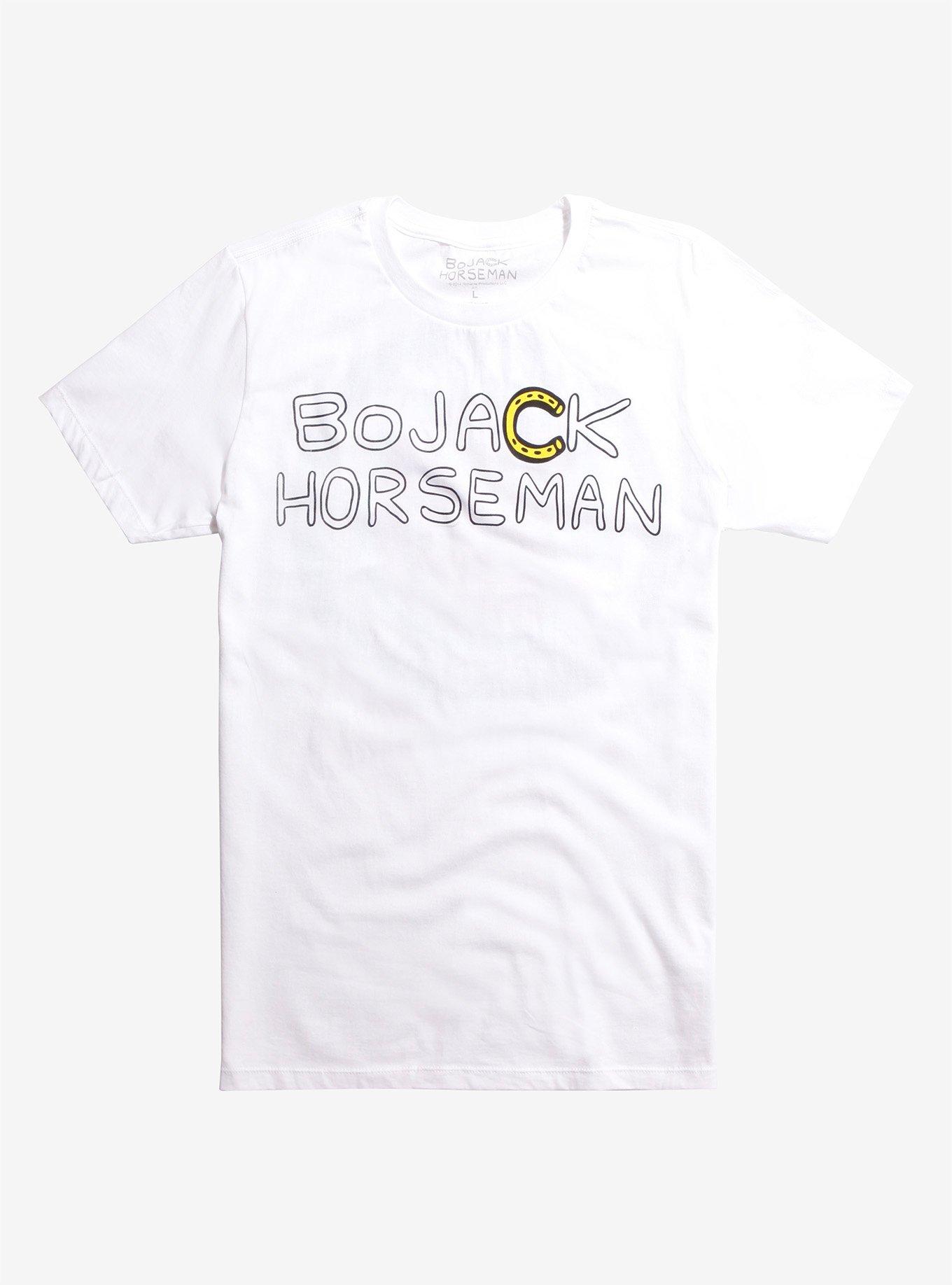 BoJack Horseman Logo Character T-Shirt, BLACK, hi-res
