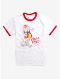 Chuck E. Cheese's Mascot Ringer T-Shirt, WHITE, hi-res