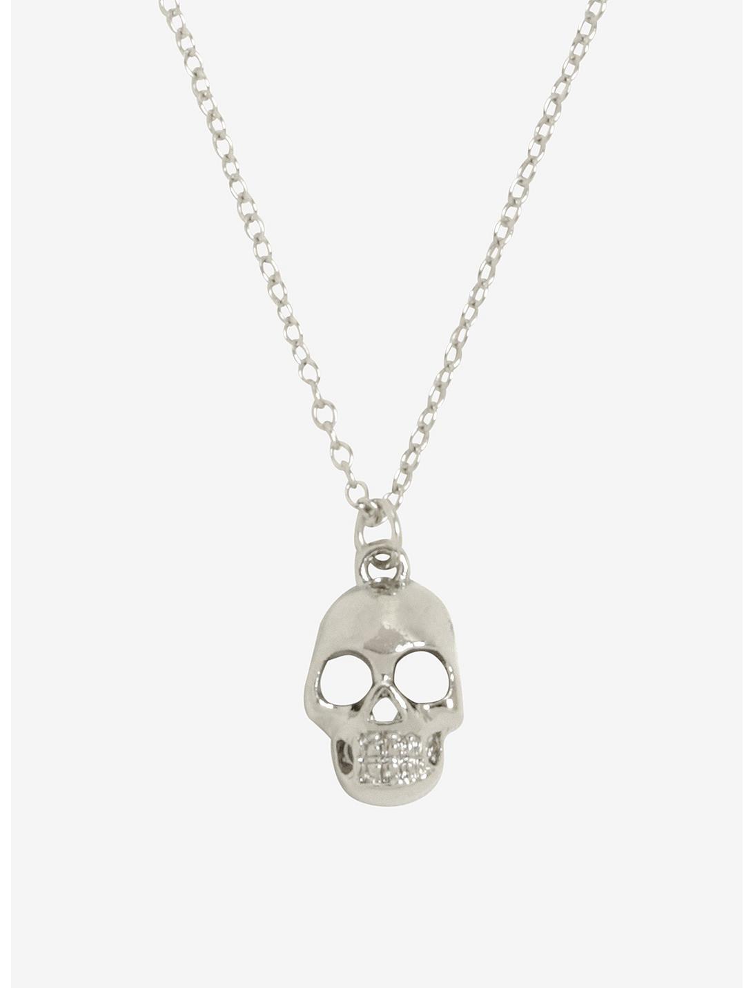 Tarot Card Death Skull Necklace | Hot Topic