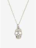 Tarot Card Death Skull Necklace, , hi-res