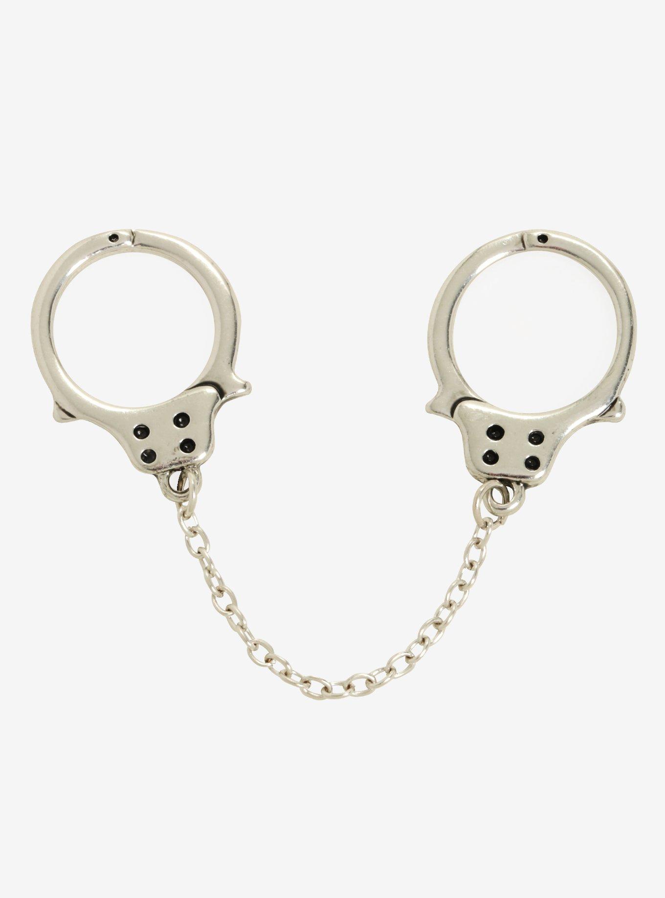 Blackheart Handcuff 2 Finger Ring, , hi-res