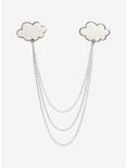 Blackheart Iridescent Cloud Collar Pins, , hi-res