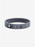 See You In Hell Rubber Bracelet, , hi-res