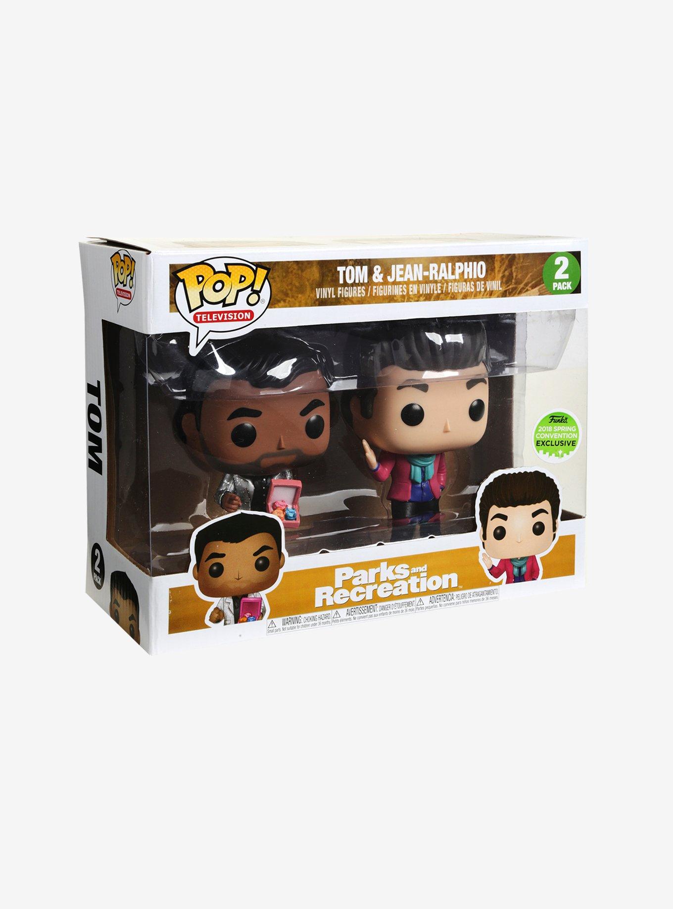 Funko Parks And Recreation Pop! Television Tom & Jean-Ralphio Vinyl Figure Set 2018 Spring Convention Exclusive, , hi-res