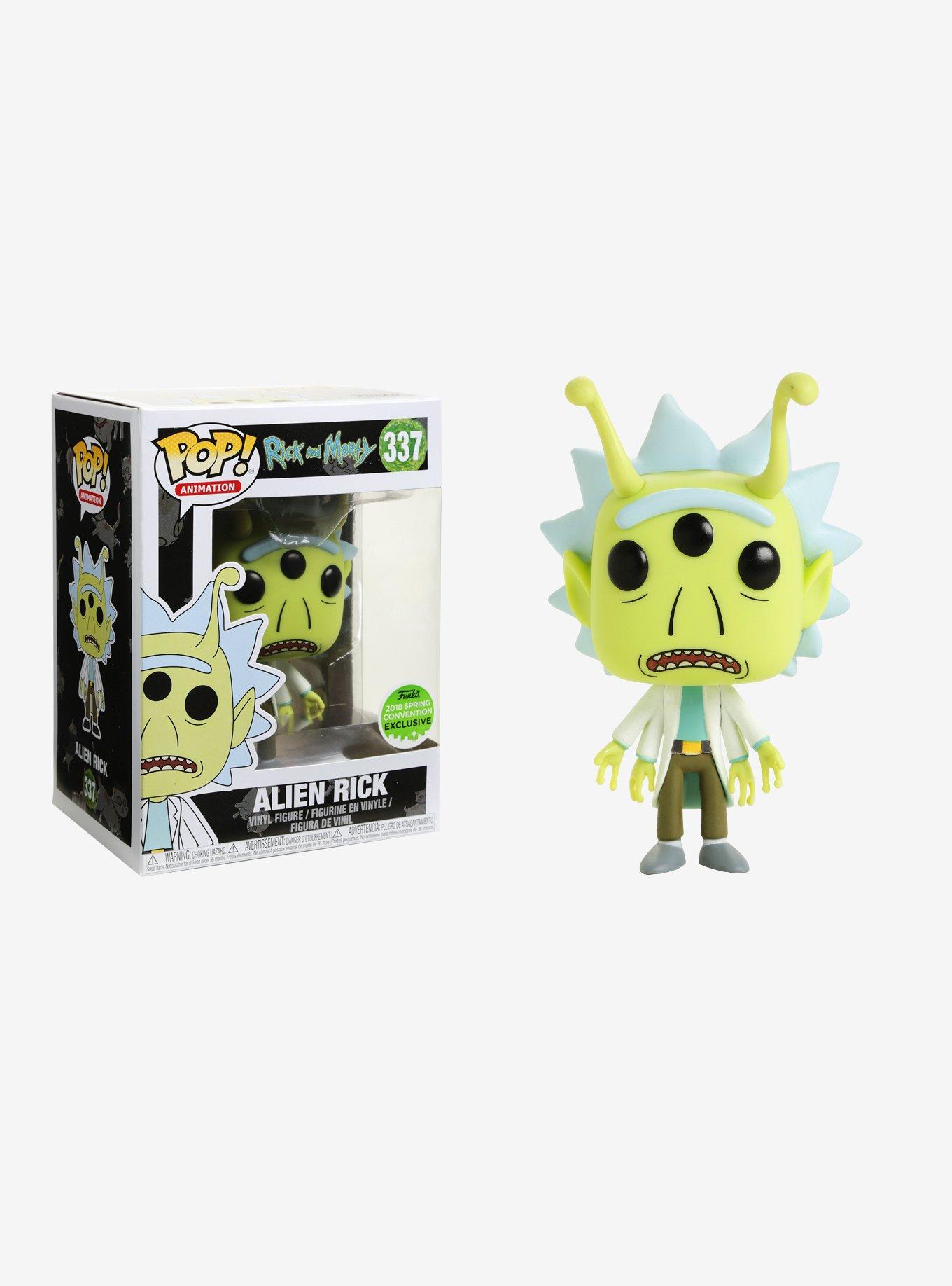 Funko Rick And Morty Pop! Animation Alien Rick Vinyl Figure 2018 Spring Convention Exclusive, , hi-res