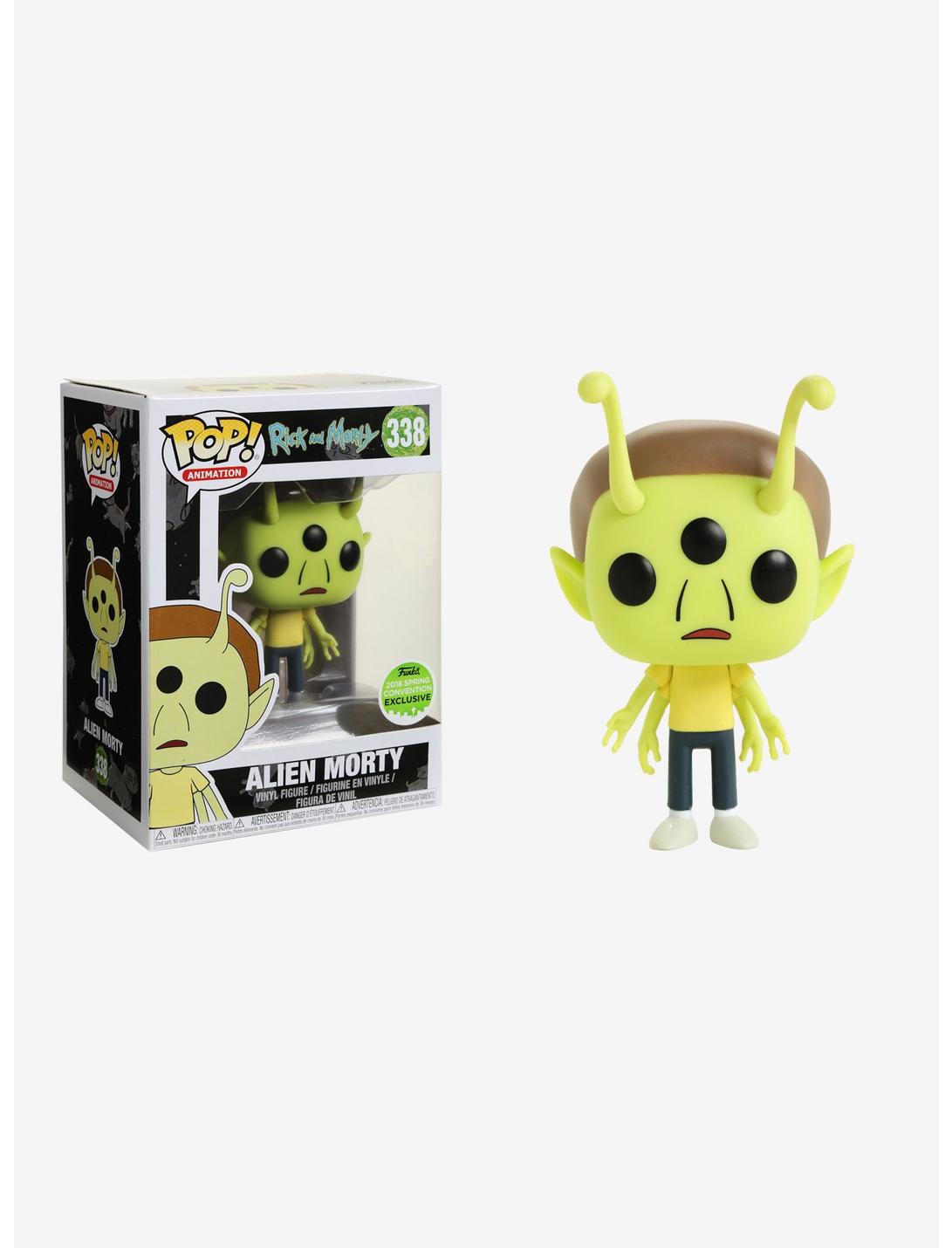 Funko Rick And Morty Pop! Animation Alien Morty Vinyl Figure 2018 Spring Convention Exclusive, , hi-res