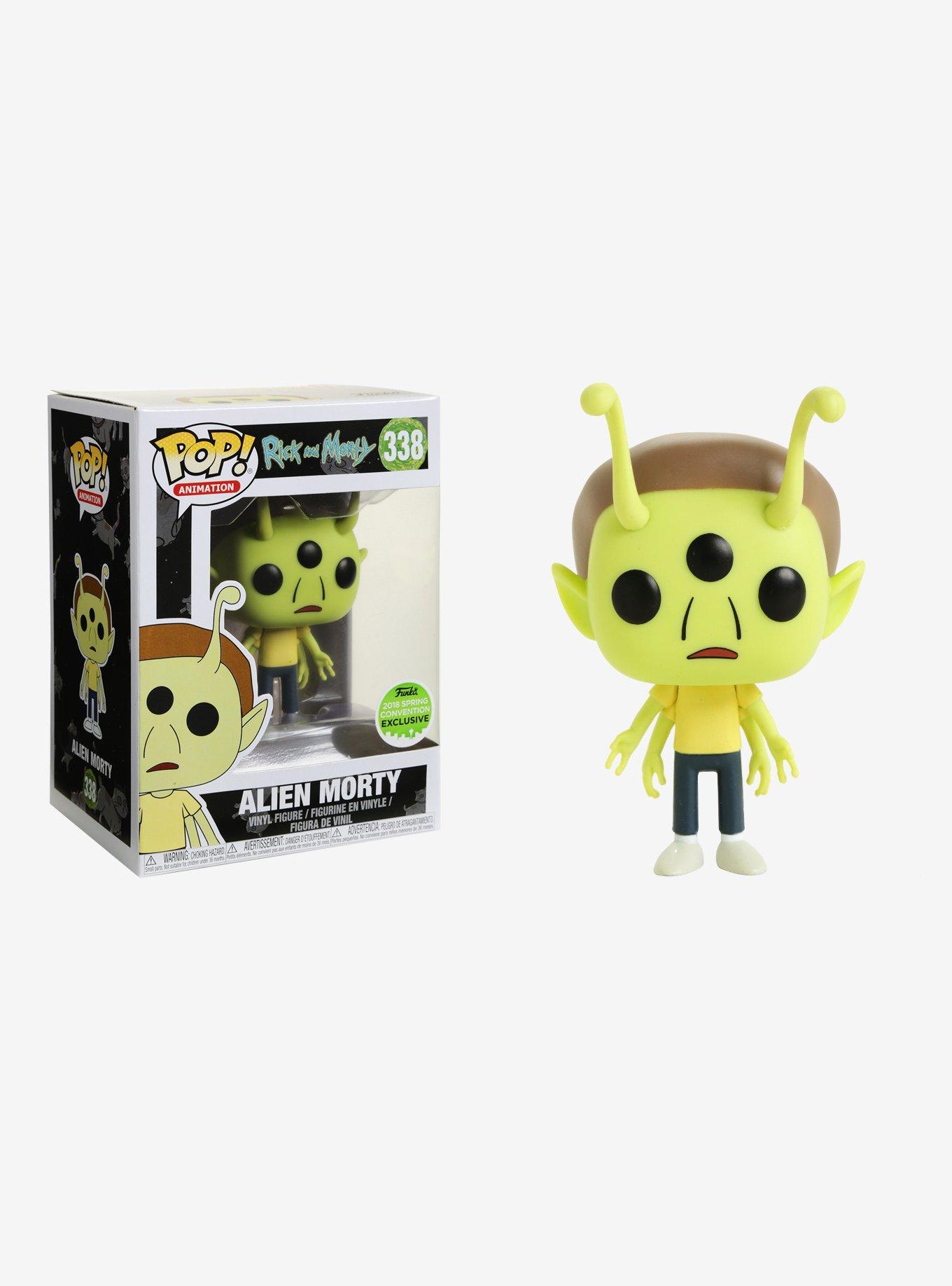 Funko Rick And Morty Pop! Animation Alien Morty Vinyl Figure 2018 Spring Convention Exclusive, , hi-res