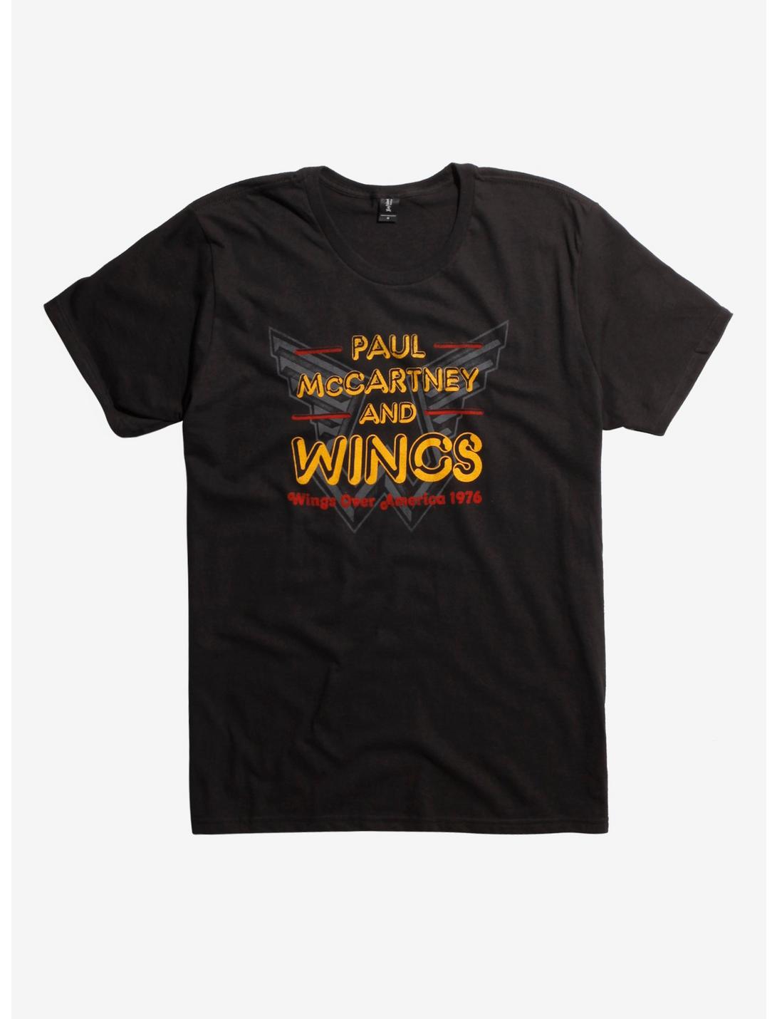 Paul McCartney And Wings Wings Over America Tour T-Shirt, WHITE, hi-res