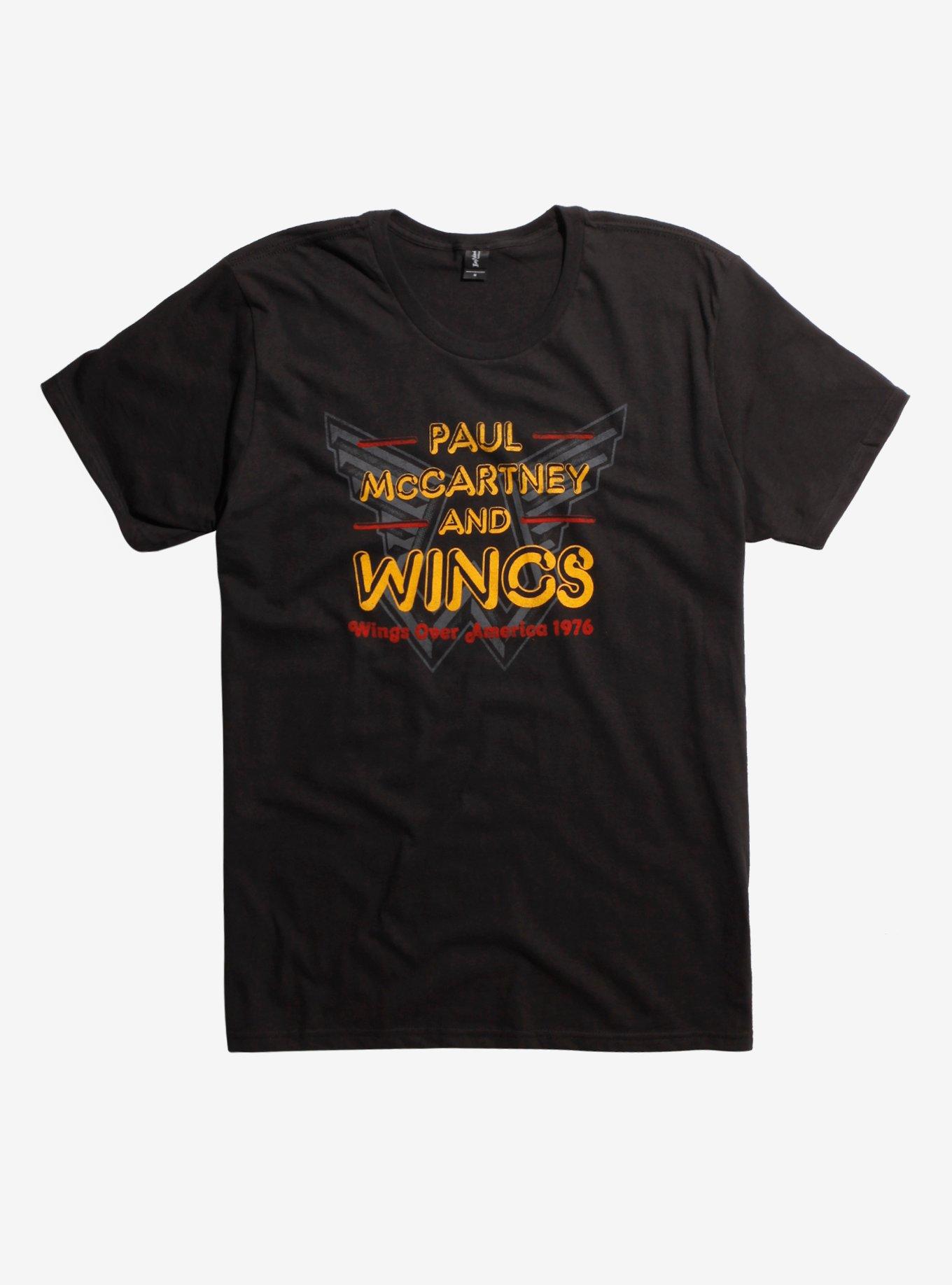 Paul McCartney And Wings Wings Over America Tour T-Shirt, WHITE, hi-res