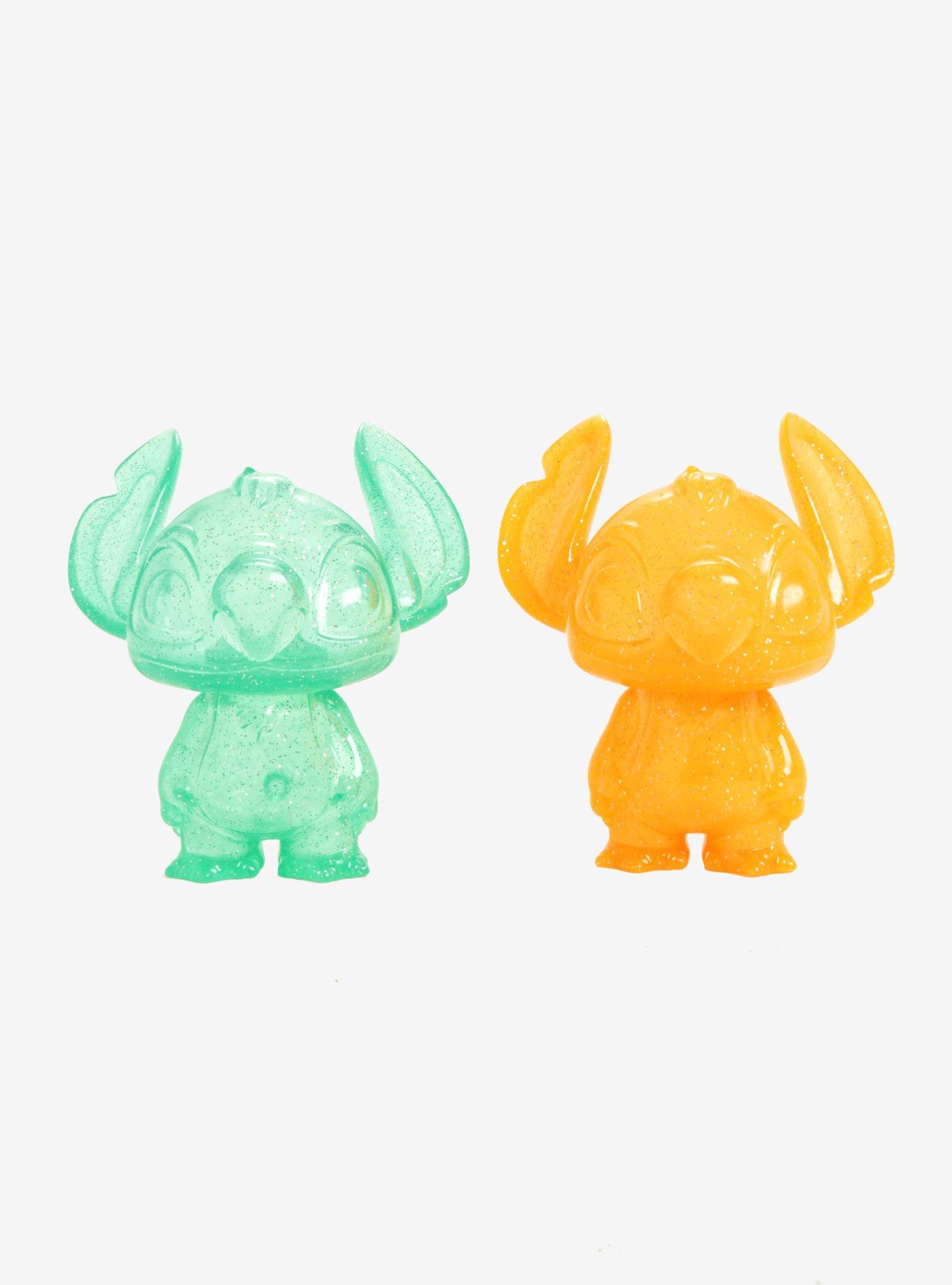 Funko Disney Lilo & Stitch Orange & Green Glitter Stitch Hikari XS Limited Edition Vinyl Figure Set Hot Topic Exclusive, , hi-res