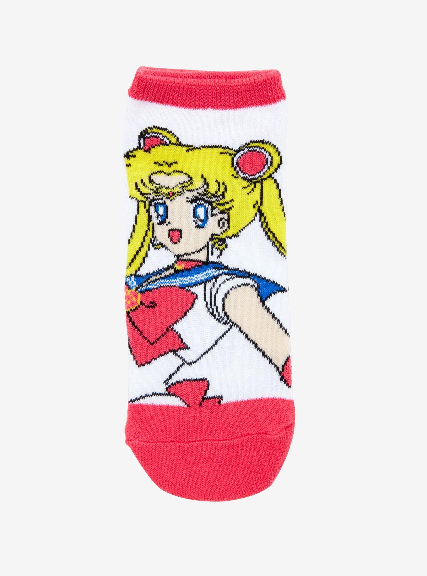 Sailor Moon Character No-Show Socks, , hi-res