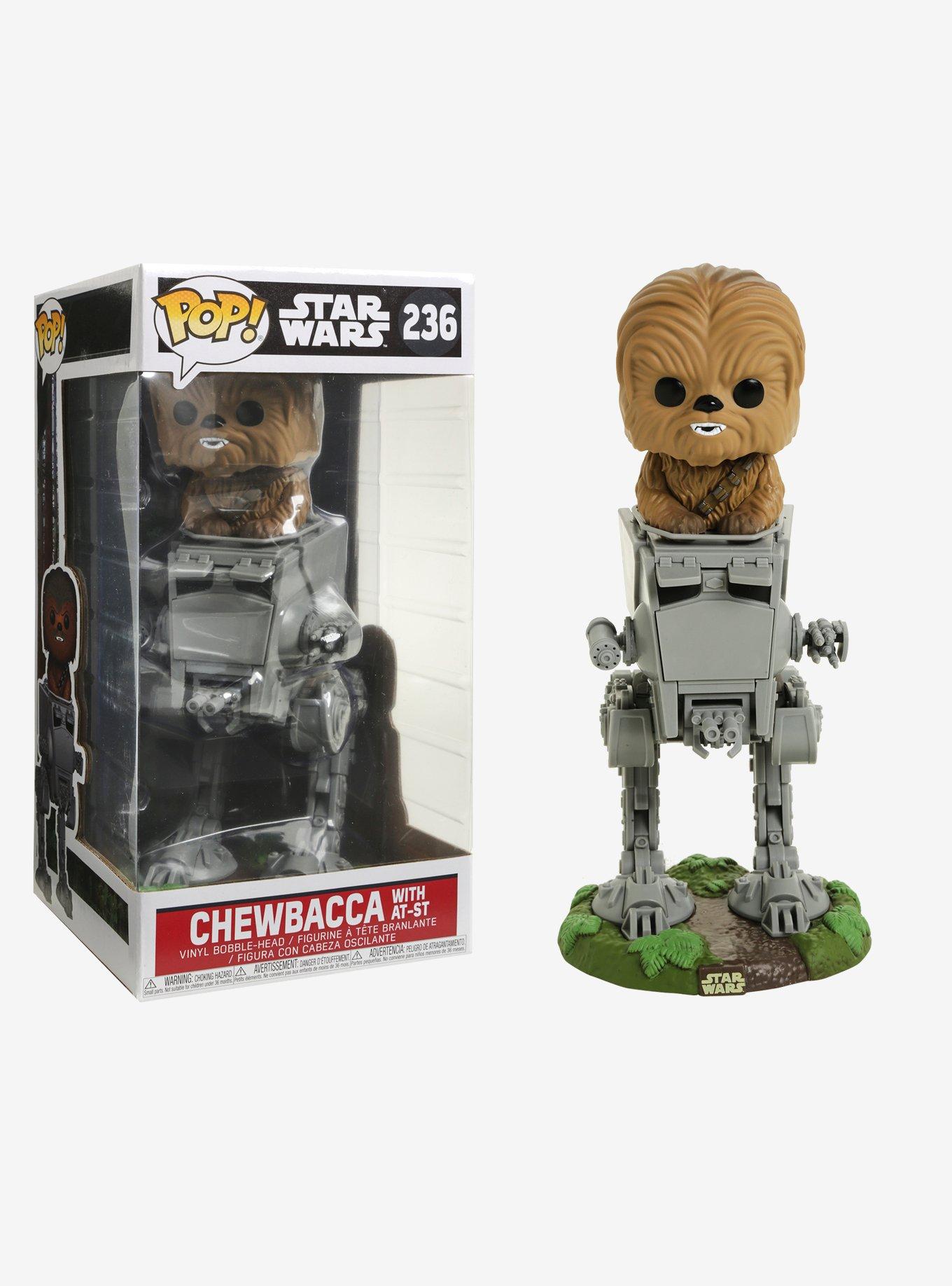 Funko Star Wars Pop! Deluxe Chewbacca With AT-ST Vinyl Bobble-Head, , hi-res