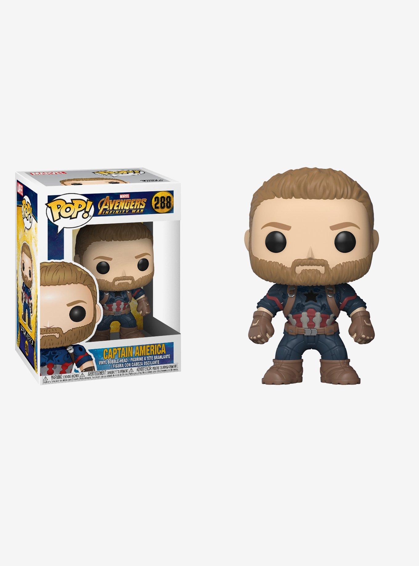 Funko Marvel Avengers: Infinity War Pop! Captain America Vinyl Bobble-Head, , hi-res