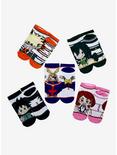 My Hero Academia Chibi No-Show Socks 5 Pair, , hi-res