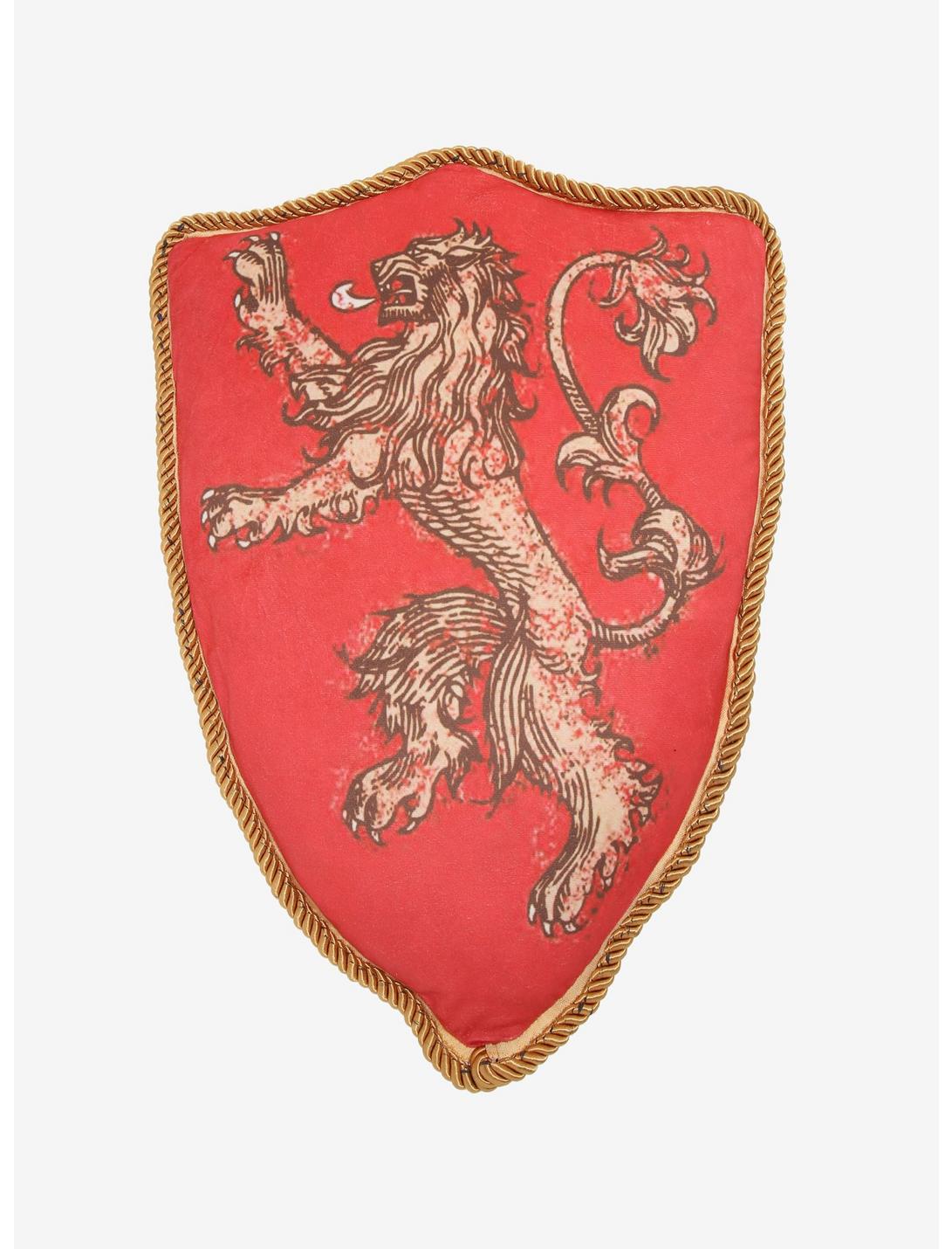 Game Of Thrones Lannister Lion Shield Pillow, , hi-res