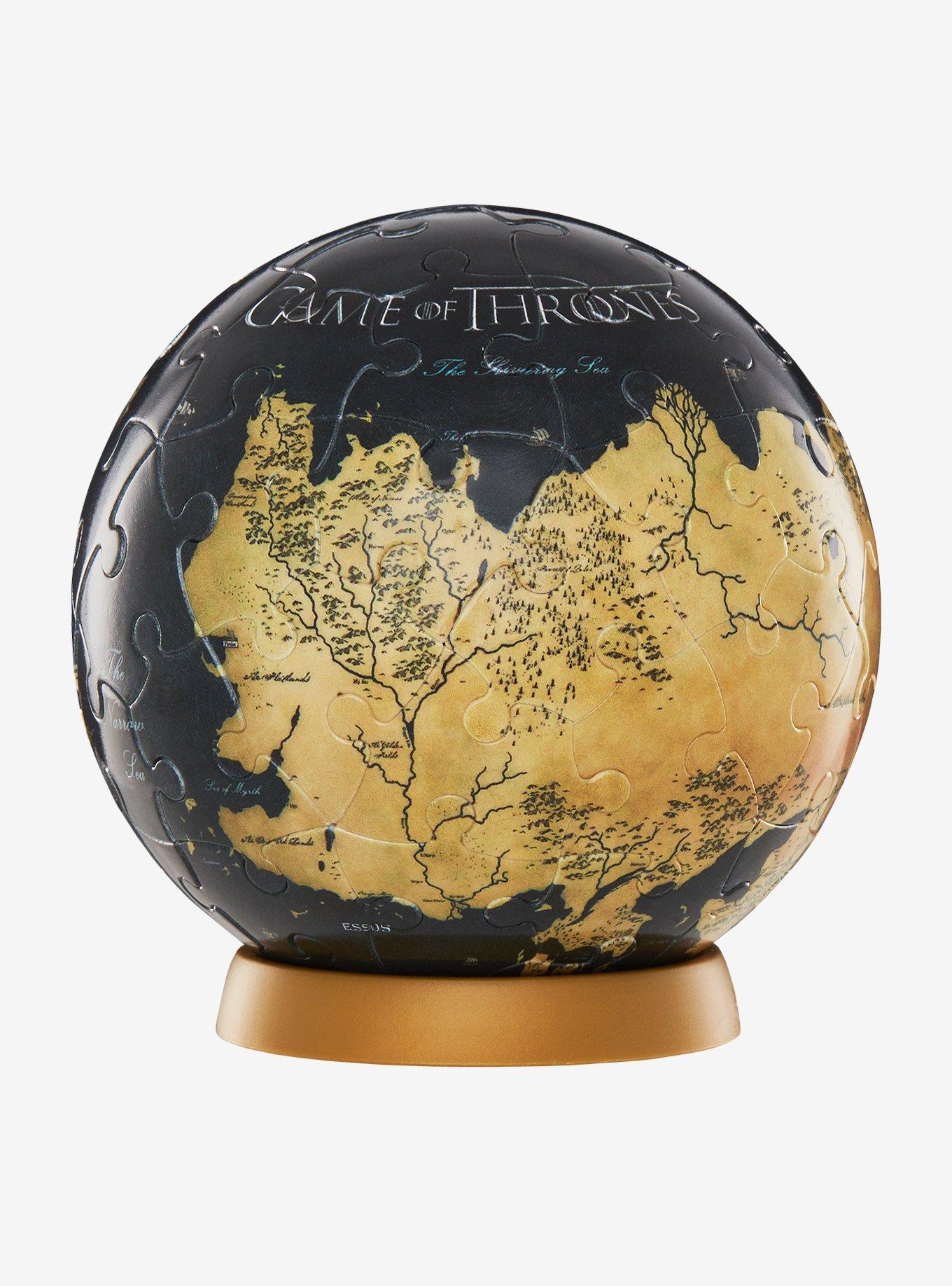 Game Of Thrones Westeros And Essos Inch Globe Puzzle Hot Topic