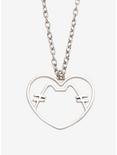 Pusheen Heart Pendant Necklace, , hi-res