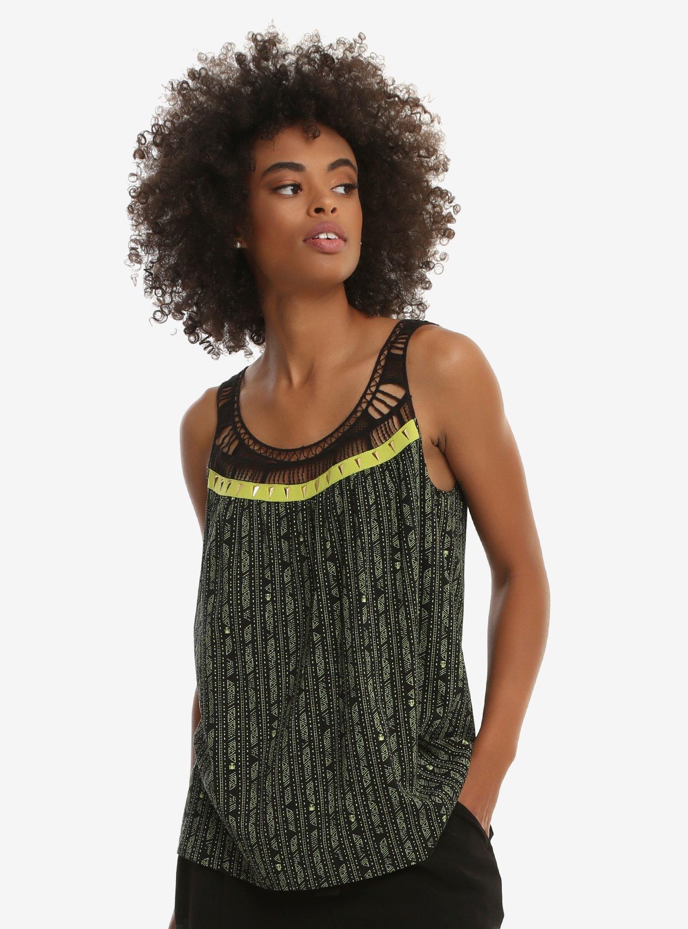 Her Universe Marvel Black Panther Wakanda Womens Tank Top - BoxLunch Exclusive, BLACK, hi-res