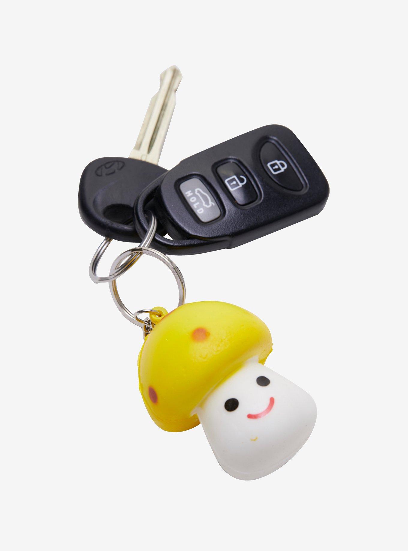 Mushroom Squishy Key Chain, , hi-res