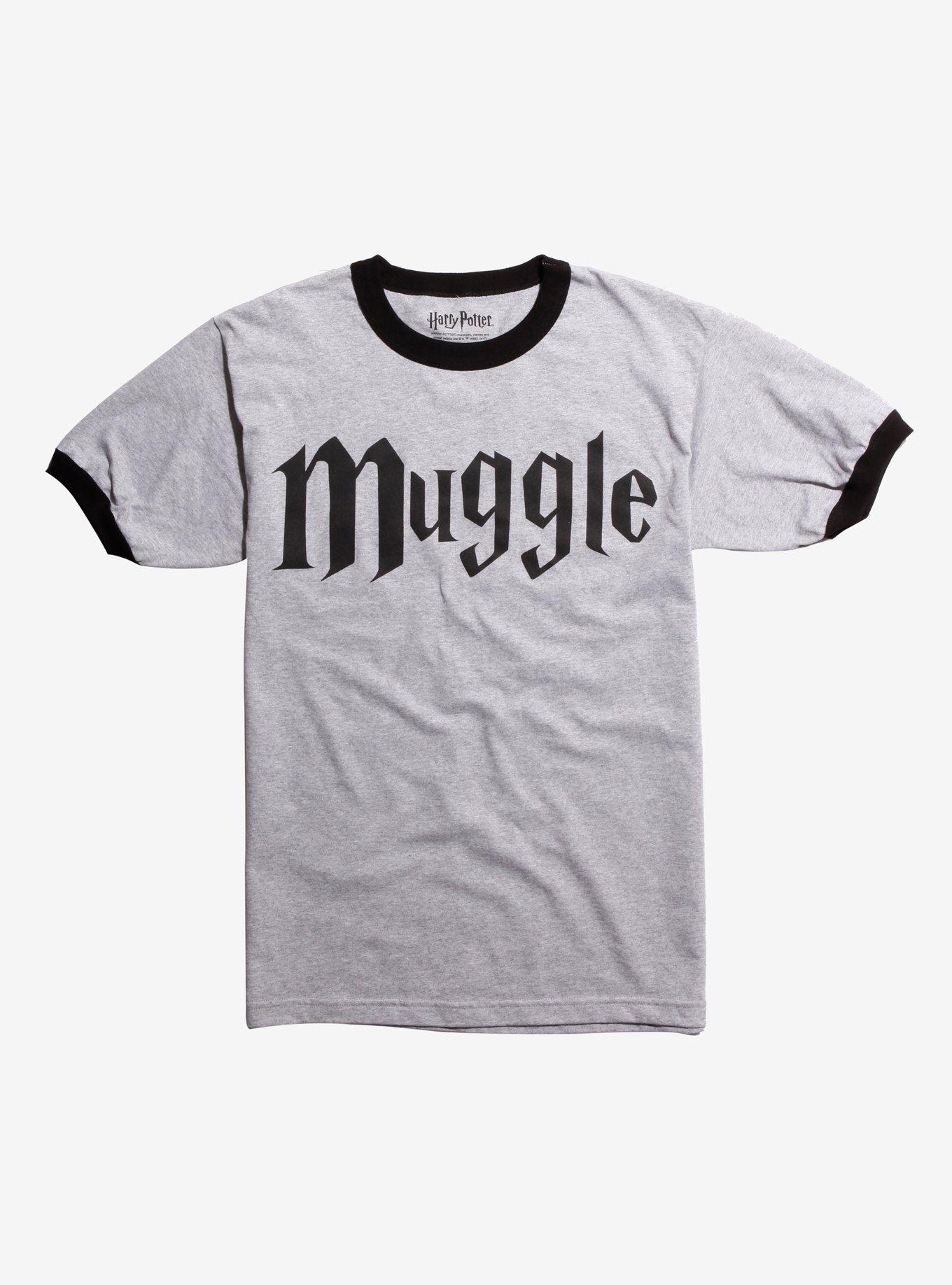 Harry Potter Muggle Ringer T-shirt, GREY, hi-res