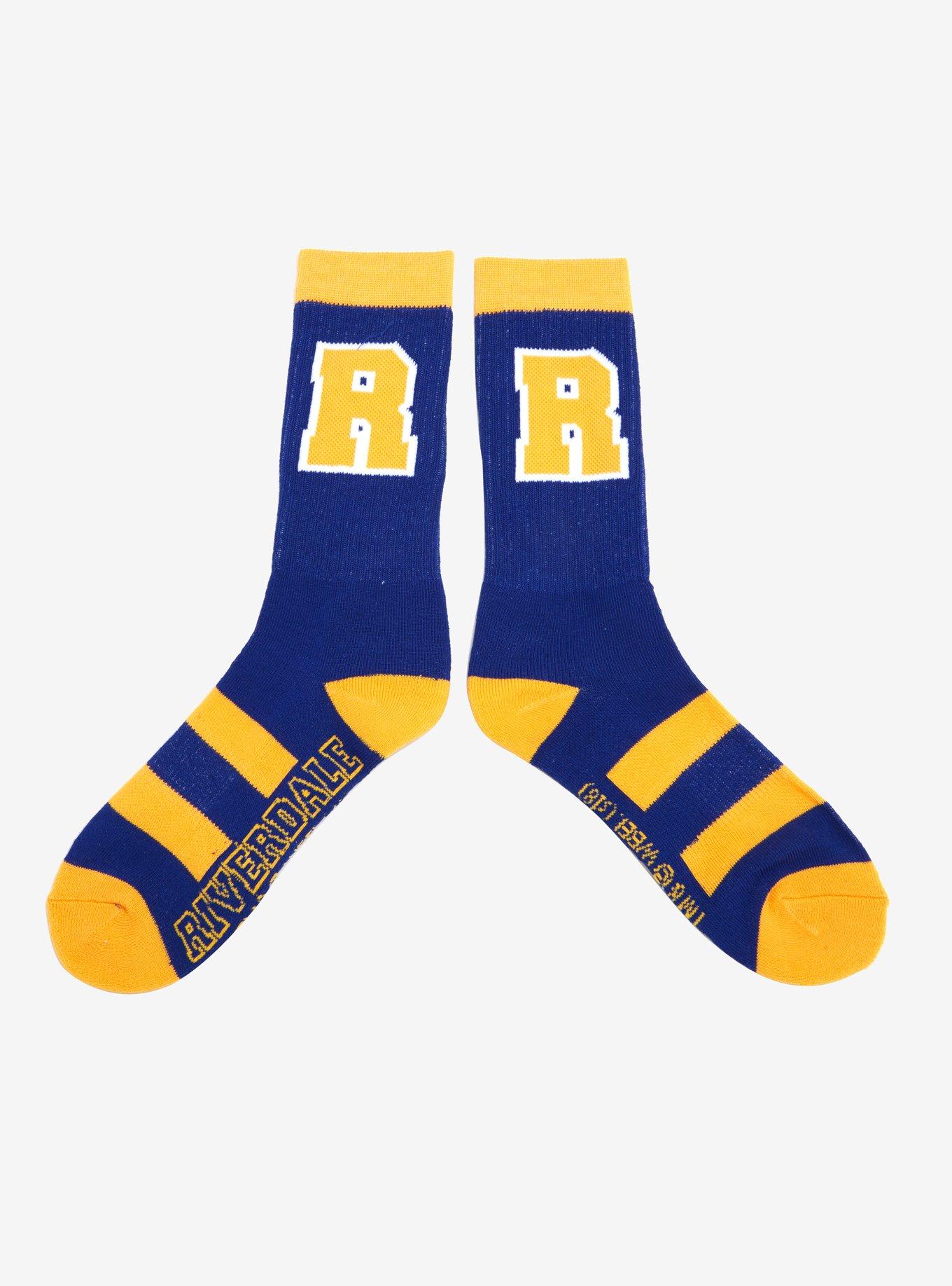 Riverdale Varsity Crew Socks Hot Topic Exclusive, , hi-res