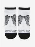 Supernatural Castiel Wing No-Show Socks, , hi-res