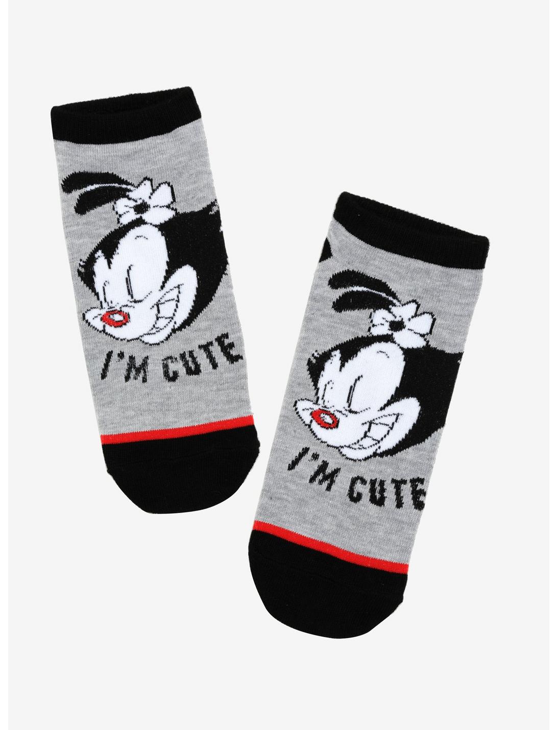 Animaniacs Dot I'm Cute No-Show Socks, , hi-res