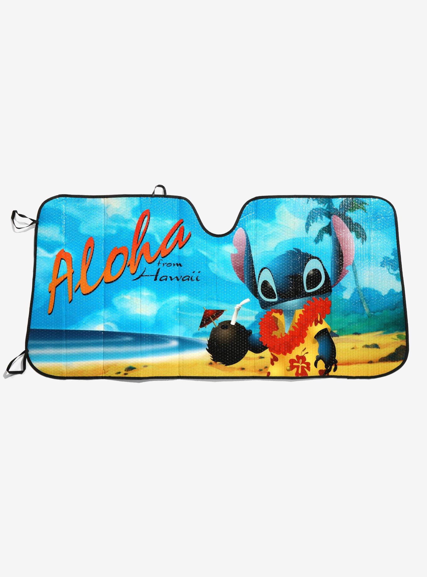 Lilo And Stitch Ohana Means Family Car Windshield Sun Shade