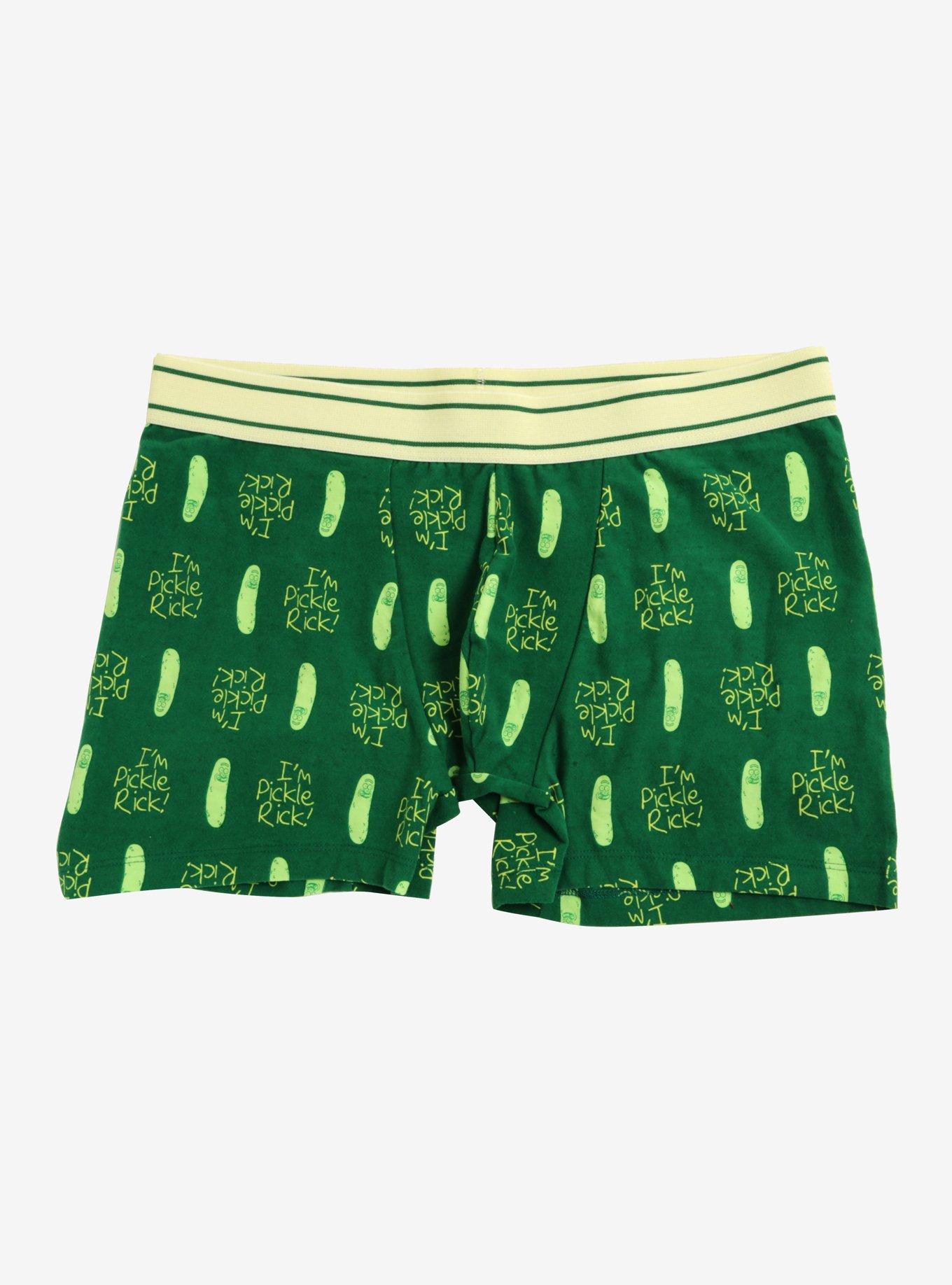 Rick And Morty Pickle Rick Boxer Briefs - BoxLunch Exclusive