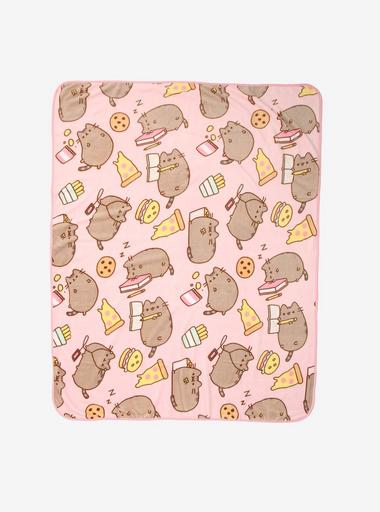 Pusheen On Cloud Throw Blanket outlet Pink Very RARE