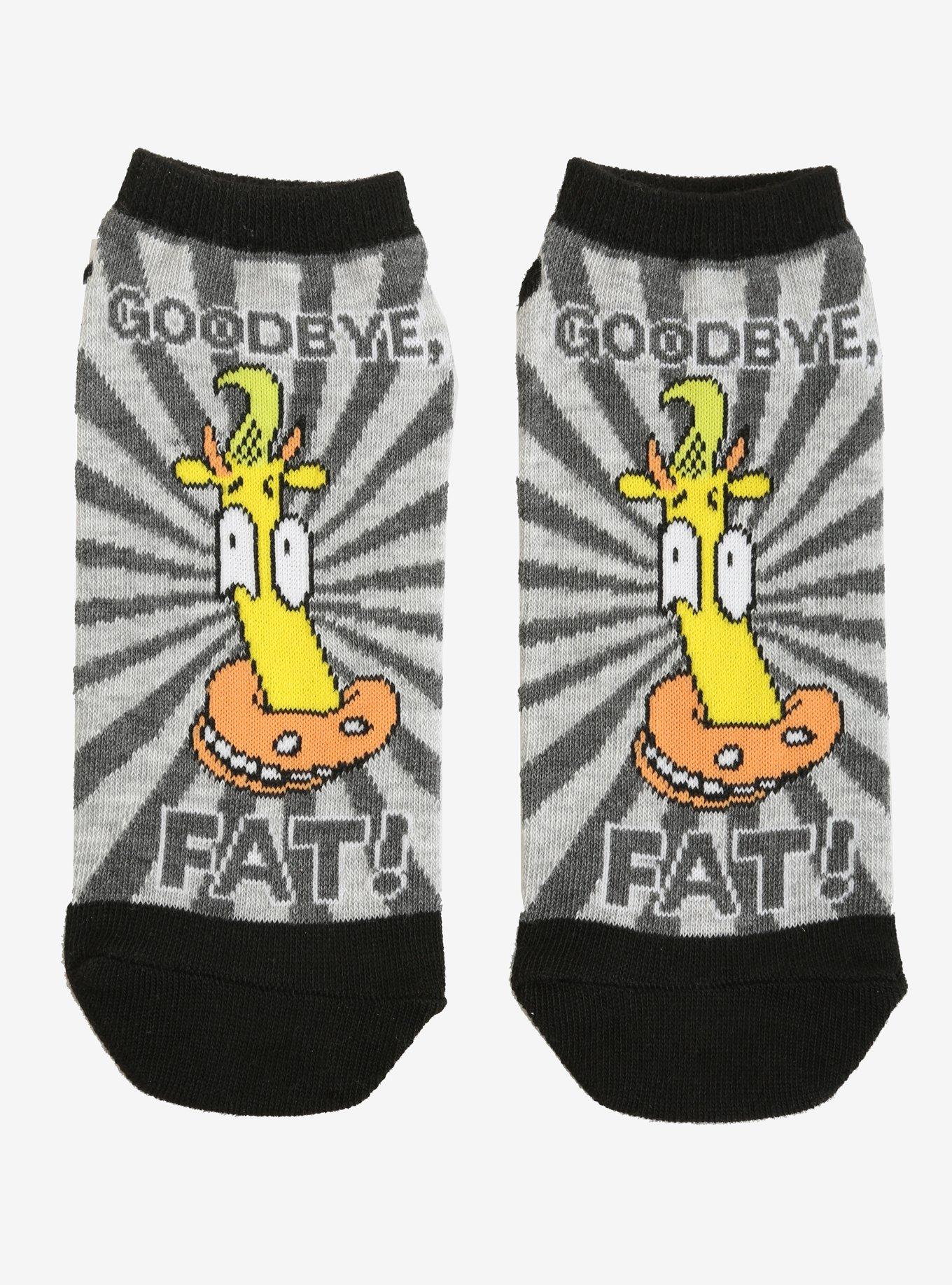 Rocko's Modern Life Heffer Goodbye Fat No-Show Socks, , hi-res