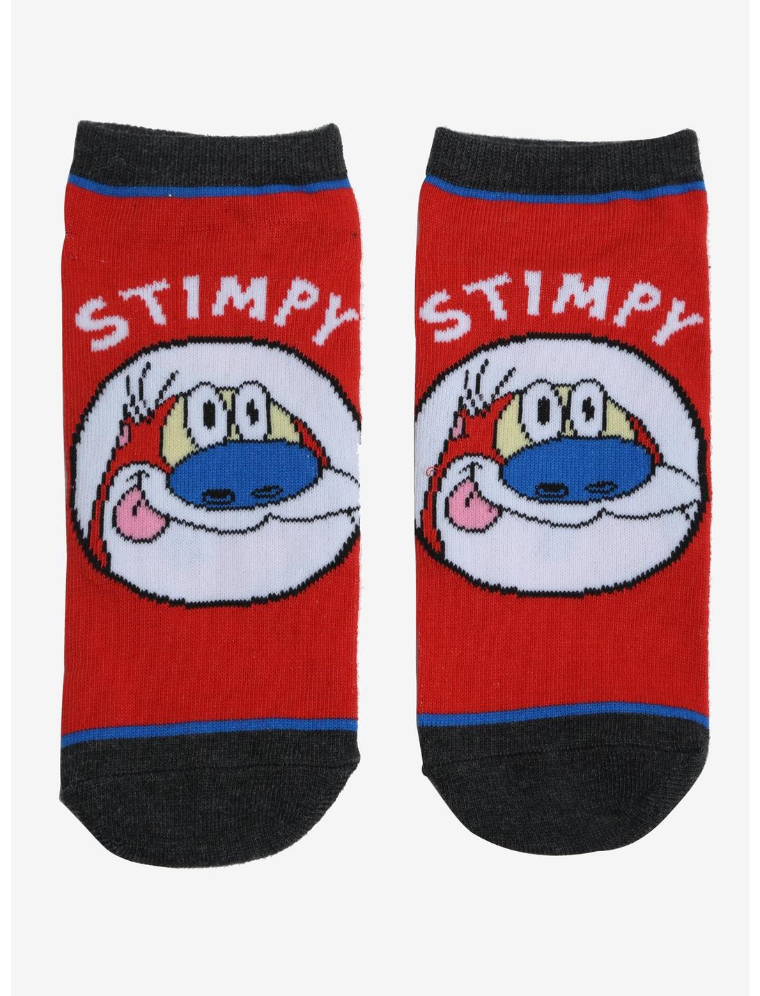 The Ren & Stimpy Show Stimpy No-Show Socks, , hi-res