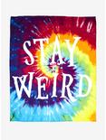 Stay Weird Tie-Dye Wall Tapestry, , hi-res
