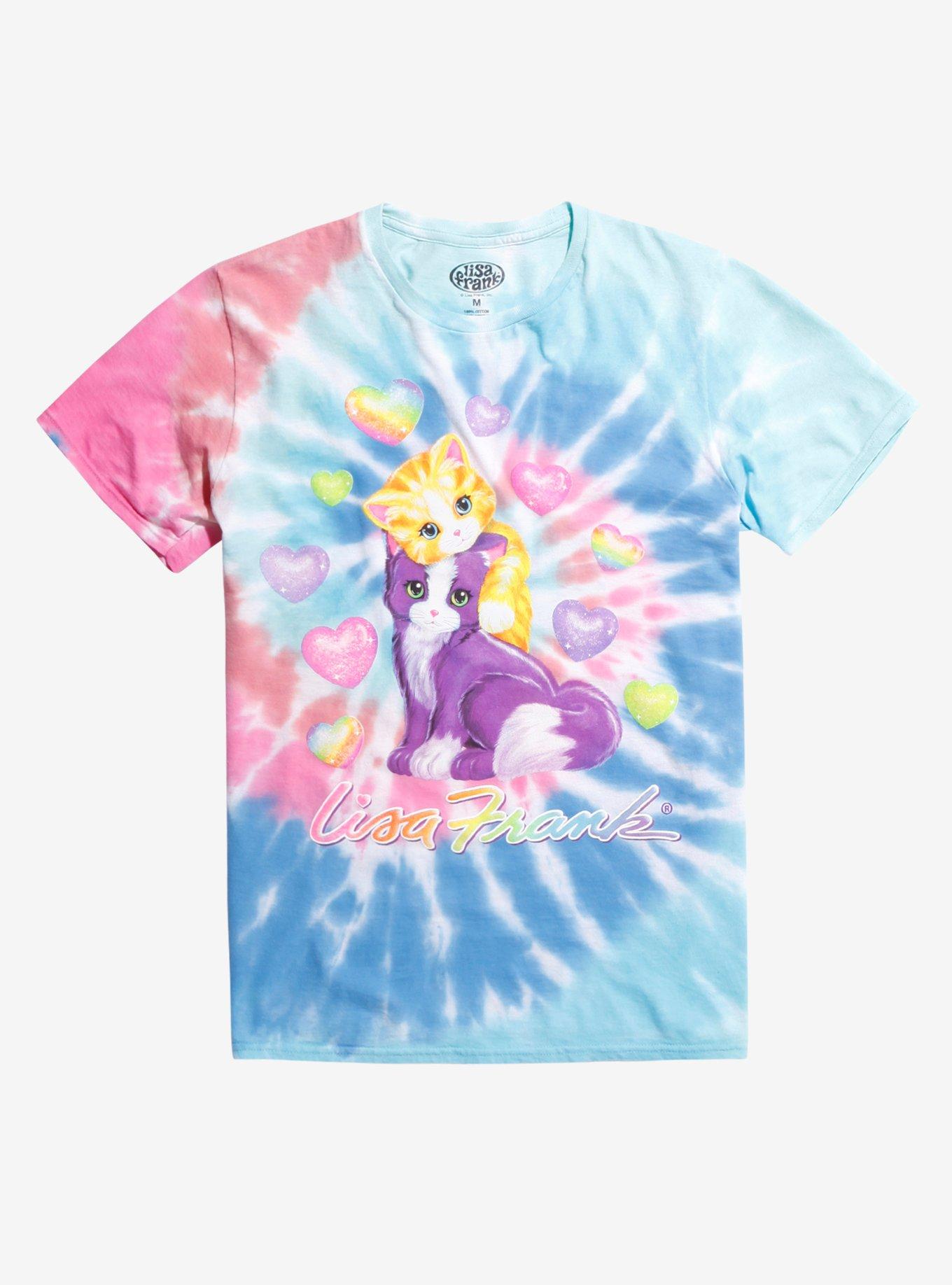 Lisa Frank Kitten Tie Dye T-Shirt, TIE DYE, hi-res
